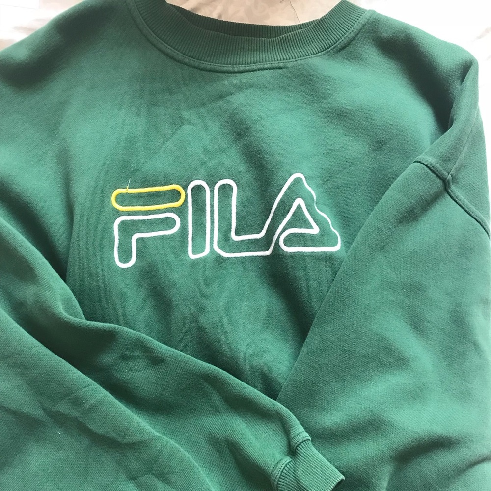 Vintage fila crewneck